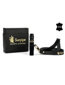 Персональный мундштук Sunpipe Premium Leather Black - фото №1 
