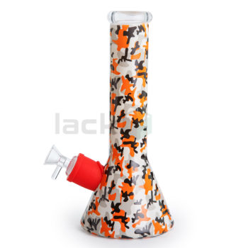 Стеклянный бонг Classic Print with Silicone Joint
