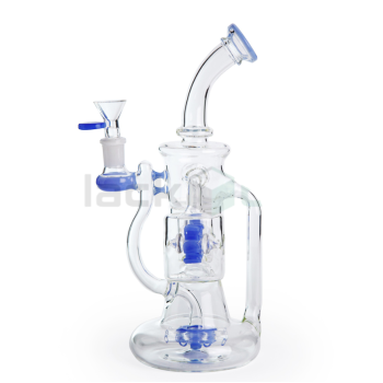 Скляний бонг Double Rotating Recycler - фото №1 Аромадим