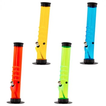 Бонг акриловий Amsterdam Straight Bong H:32cm - SG:10mm - фото №1 Аромадим