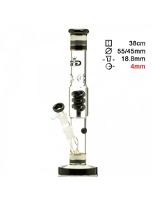 Бонг скляний Grace Glass Hammer Series H:38 Ø:55/45mm SG:18.8mm - фото №1 Аромадим