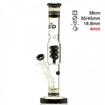 Бонг скляний Grace Glass Hammer Series H:38 Ø:55/45mm SG:18.8mm - фото №1 Аромадим