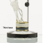 Бонг скляний Grace Glass Hammer Series H:38 Ø:55/45mm SG:18.8mm - фото №2 Аромадим