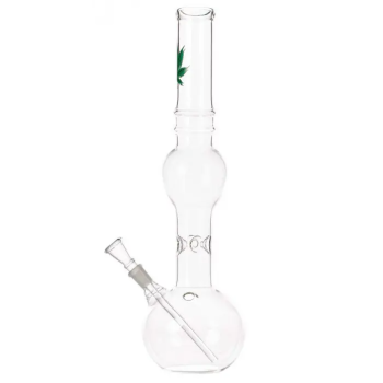 Бонг скляний Leaf Green Line H:39cm - Ø:40mm SG:14,5m