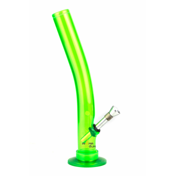 Бонг акриловий MIX Green - H: 26 cm - D: 40 cm - фото №1 Аромадим