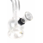 Бонг скляний Mexican Skull White - H: 10cm - D: 15mm - фото №2 Аромадим