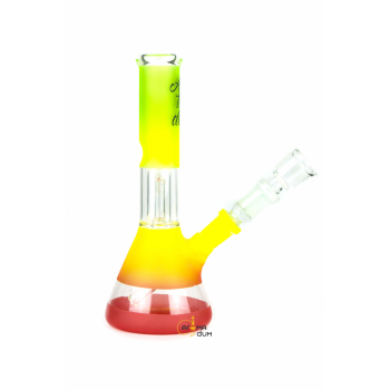 Бонг скляний Amsterdam RASTA CLUB Mini - H: 19cm - D: 22mm - фото №1 Аромадим