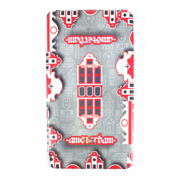 Бонг скляний Amsterdam Set 6 parts H: 21cm - D: 37mm