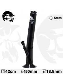 Бонг стеклянный Black Art | Glass Bong - H:42cm - D:50mm - Socket:18.8 - фото №1 Аромадым