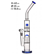Бонг скляний MISTIQ - H: 48cm Ø: 26mm S: 18.8mm