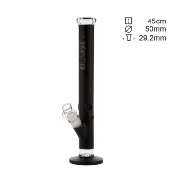 Бонг скляний BOOST PRO Beaker Black H:45cm - Ø:50mm - SG:29.2mm - фото №1 Аромадим