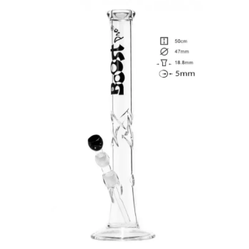 Бонг стеклянный BOOST PRO - H:50cm - ?:47mm - SG: 18,8mm - фото №1 Аромадым