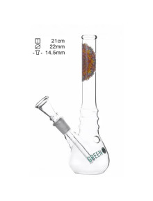 Бонг стеклянный Greenline H;18,5 cm-O:21mm SG:14.5mm - фото №1 Аромадым