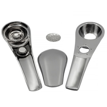 Трубка Ложка Магнітна Smoking Pipe Spoon Silver