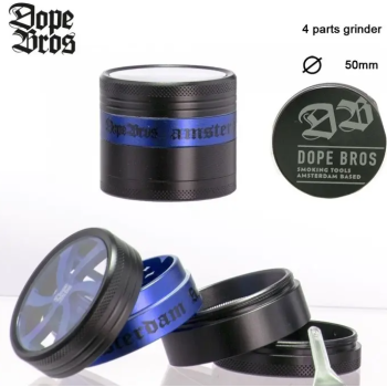 Гриндер Dope Bros AMSTER Blue - 4part-D:50mm - фото №1 Аромадым