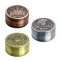 Гріндер металевий Amsterdam Green| 3-part Zinc Grinder 50 mm - фото №3 Аромадим