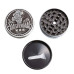 Гриндер металлический Amsterdam Green| 3-part Zinc Grinder 50 mm - фото №4 Аромадым