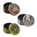 Гриндер металлический Amsterdam Green| 3-part Zinc Grinder 50 mm - фото №2 Аромадым