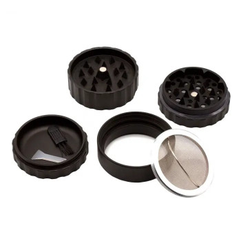 Гріндер металевий Amsterdam Black Grinder 4part d:63mm