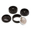 Гріндер металевий Amsterdam Black Grinder 4part d:63mm - фото №5 Аромадим