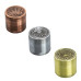 Гріндер металевий Amsterdam Leaf| 4-part Zinc Grinder 40 mm - фото №2 Аромадим