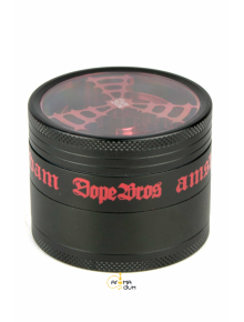 Гриндер металевий DOPE BRONS з віконцем на 4 секції - D: 62 mm - фото №1 Аромадим