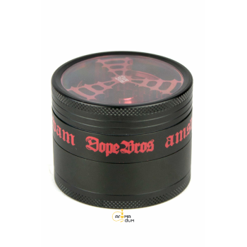 Гриндер металевий DOPE BRONS з віконцем на 4 секції - D: 62 mm - фото №1 Аромадим