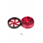 Гриндер металевий DOPE BRONS з віконцем на 4 секції Red - D: 62 mm - фото №2 Аромадим