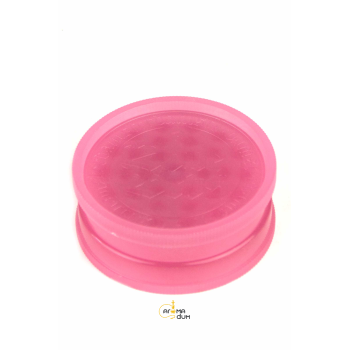 Гриндер акриловий 2 part Glows in the Dark Pink - D:35 mm - фото №1 Аромадим