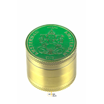 Гриндер Grace Glass Amsterdam with Ganash and OM Green - D: 37mm - фото №1 Аромадим