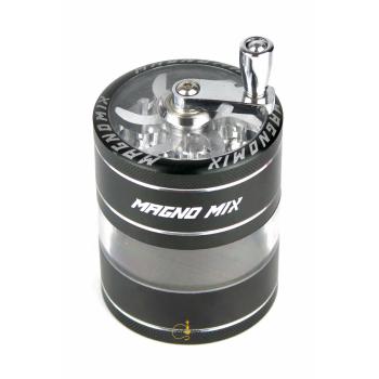 Гриндер Magno Mix Crank and Window - 4part Black-D:62mm - фото №1 Аромадим