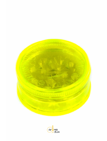 Гриндер акриловий Amsterdam 3part Leaf logo Yellow - фото №1 Аромадим