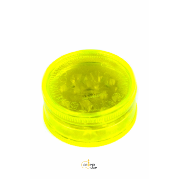 Гриндер акриловий Amsterdam 3part Leaf logo Yellow - фото №1 Аромадим