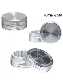 Гріндер Amsterdam - 2part- ?:40mm-Silver - фото №1 Аромадим