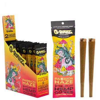 Конуси для самокруток G-ROLLZ - 2x Passion Haze Pre-Rolled Hemp Cones - фото №1 Аромадим