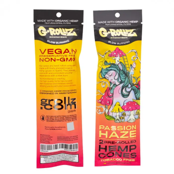 Конуси для самокруток G-ROLLZ - 2x Passion Haze Pre-Rolled Hemp Cones