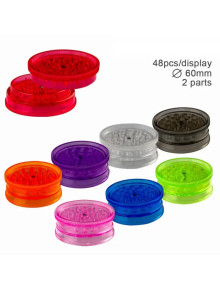 Гриндер Amsterdam Plastic-2part-60mm - фото №1 Аромадим