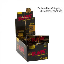 Папір для самокруток RAW Connoisseur Black + TIPS