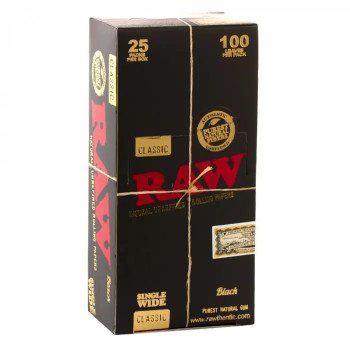 Папір для самокруток RAW Classik Black