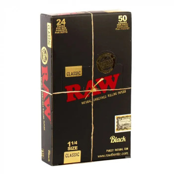 Папір для самокруток RAW Black