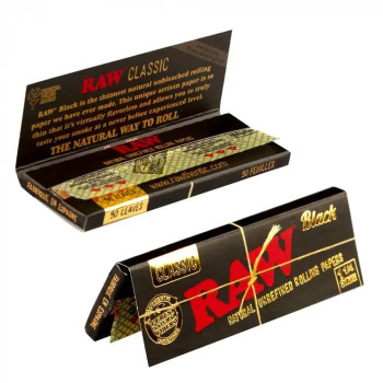 Папір для самокруток RAW Black