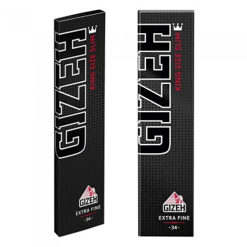 Папір для самокруток Gizeh | King Size Slim Extra Fine L: 107mm - фото №1 Аромадим