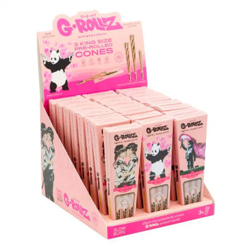 Папір для самокруток G-ROLLZ Banksy's Graffiti - Lightly Dyed Pink