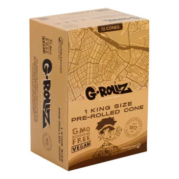 Бумага для самокруток G-ROLLZ - KS Unbleached Extra Thin Cone