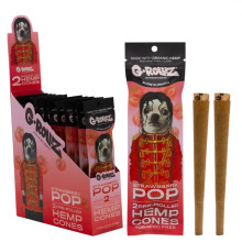 Бумага для самокруток G-ROLLZ - 2x Strawberry Flavored Pre-Rolled Hemp Cones