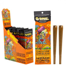 Бумага для самокруток G-ROLLZ - 2x Orange Flavored Pre-Rolled Hemp Cones