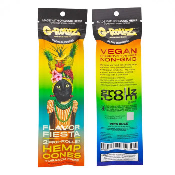 Бумага для самокруток G-ROLLZ - 2x Multifruit Flavored Pre-Rolled Hemp Cones
