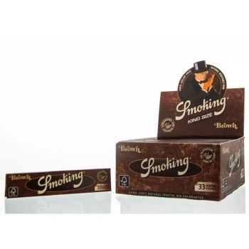 Папір для куріння Smoking Brown King Size 33 - фото №1 Аромадим