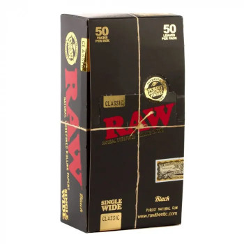 Папір для самокруток RAW Wide Black
