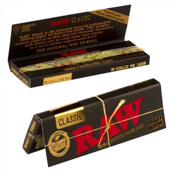 Папір для самокруток RAW Wide Black
